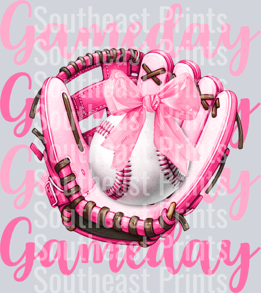 Coquette Baseball Gameday Pink