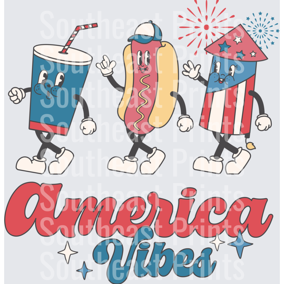 America Vibes Fireworks