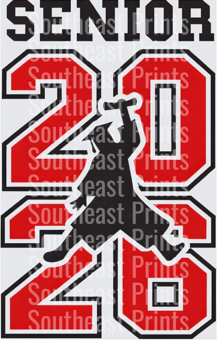 Senior 2020 Basketball Player Silhouette Graduate Design