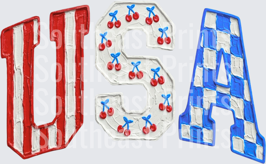 USA Cherry Letters