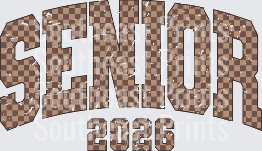 Senior 2026 Digital Camouflage Graduation Class Design