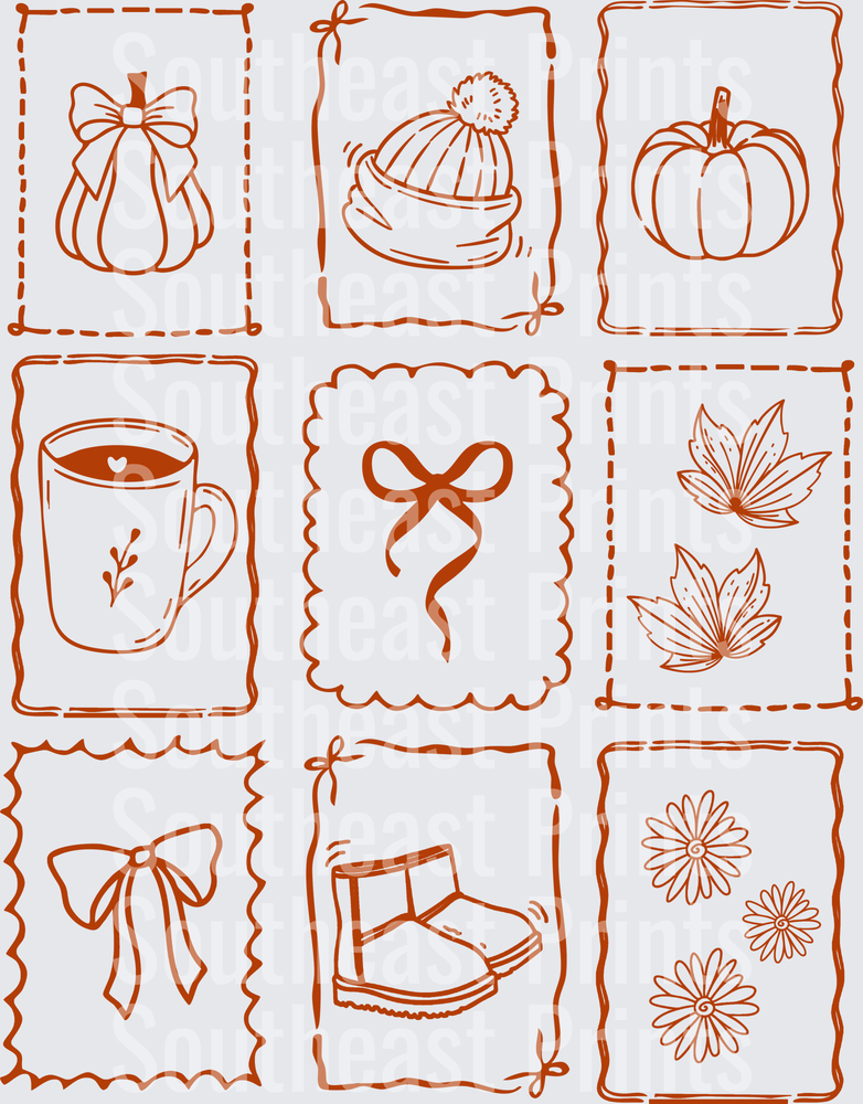 Autumn Line Art