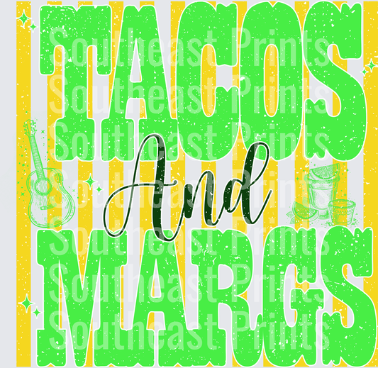 Chaos and Margs Green Typography
