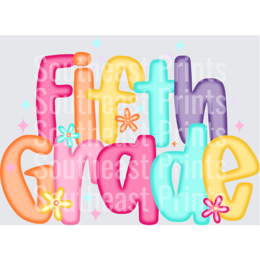 Fifth Grade Flowers
