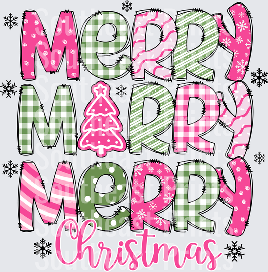 Merry Christmas Patchwork