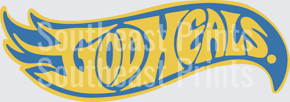 God Heals Blue