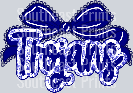 Trojans Navy Bow