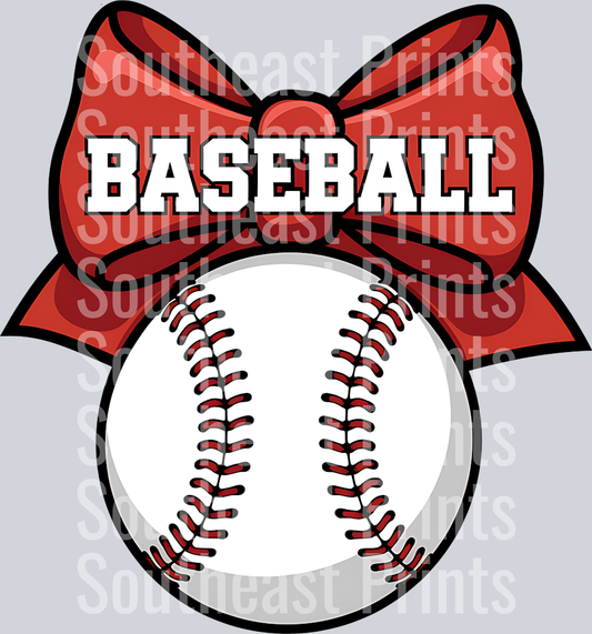 CC-SP08022517-Baseball And Red Bow Sublimation
