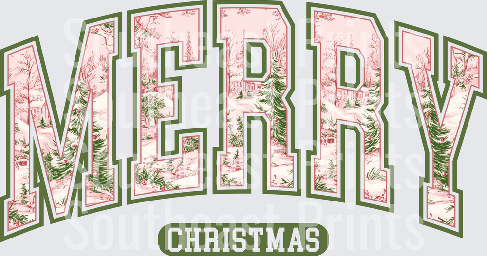 Merry Christmas Toile