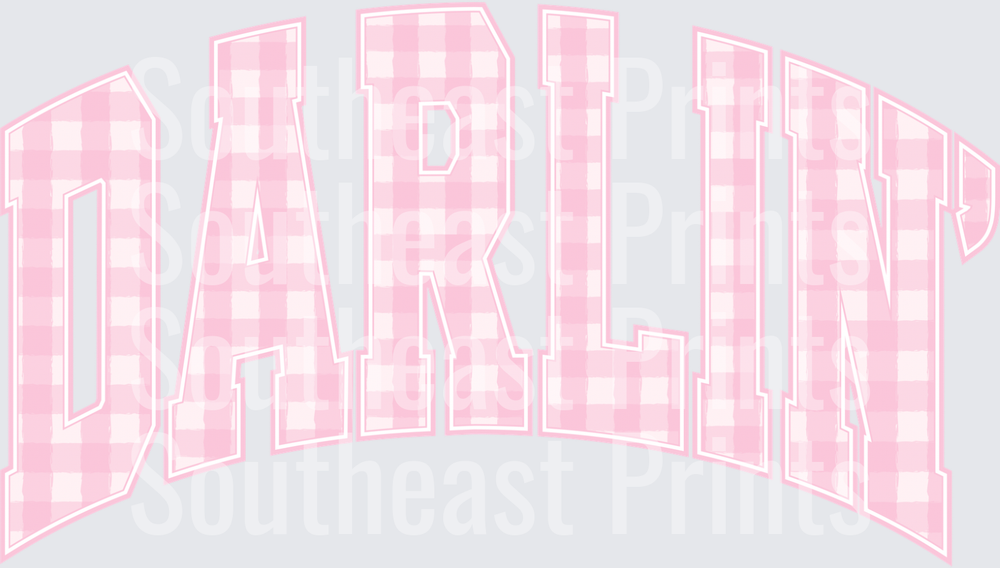 Pink Gingham Checkered