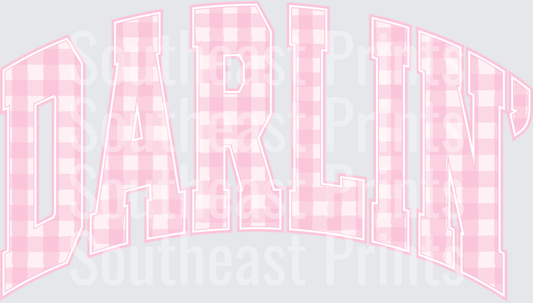 Pink Gingham Checkered