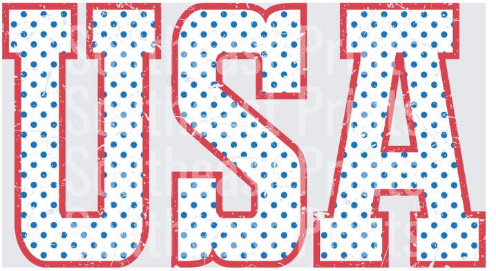 USA Polka Dots