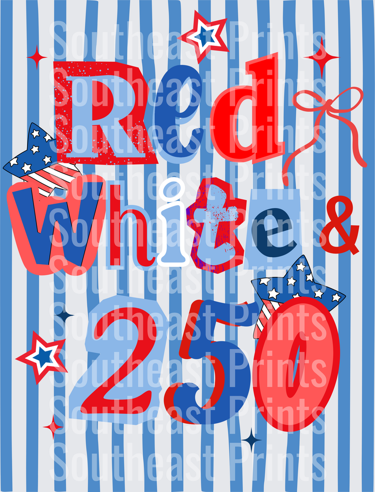 Red White Blue 250