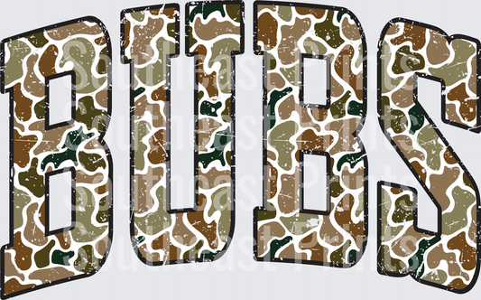 Bubs Camo Distressed