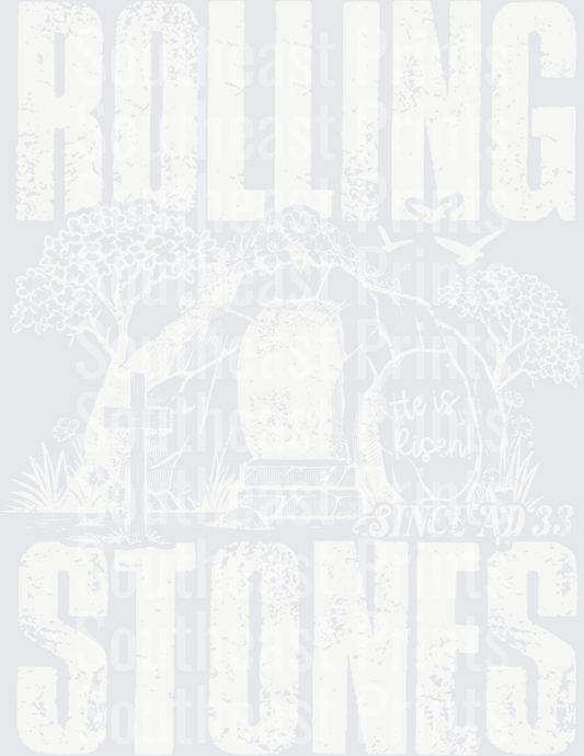 Vintage White Outline