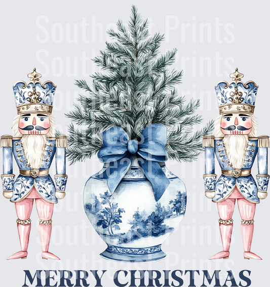 Blue Christmas Nutcrackers