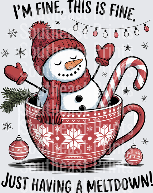 Snowman Meltdown Mug