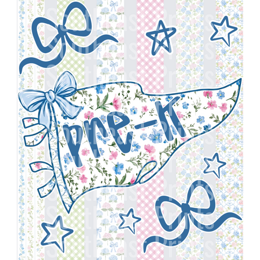 Floral Coquette Pennant