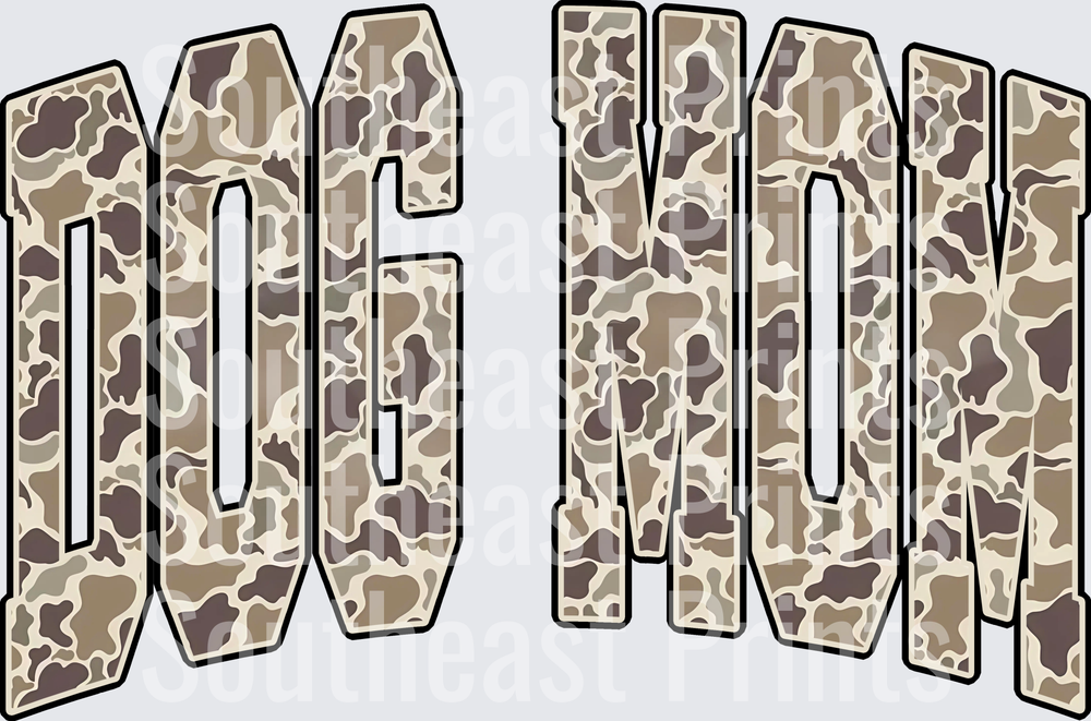 Dog Mom Camo