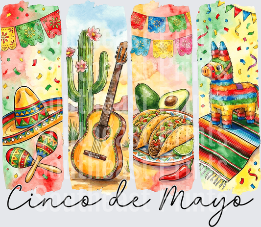 Cinco de Mayo Watercolor Mexican