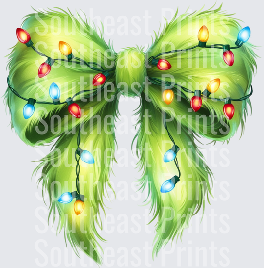 Christmas Lights Bow