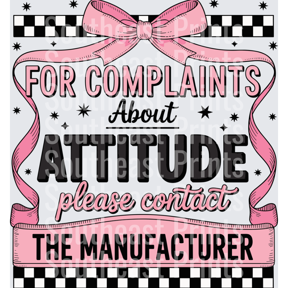 For Complaints Attitude