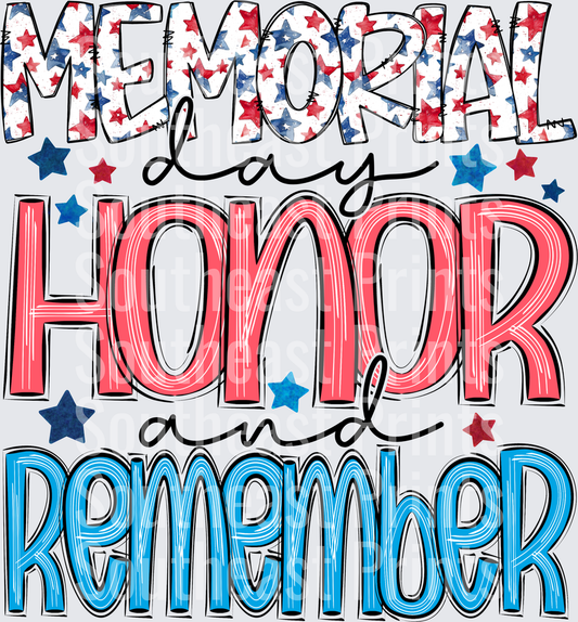 Memorial Day Honor Remember