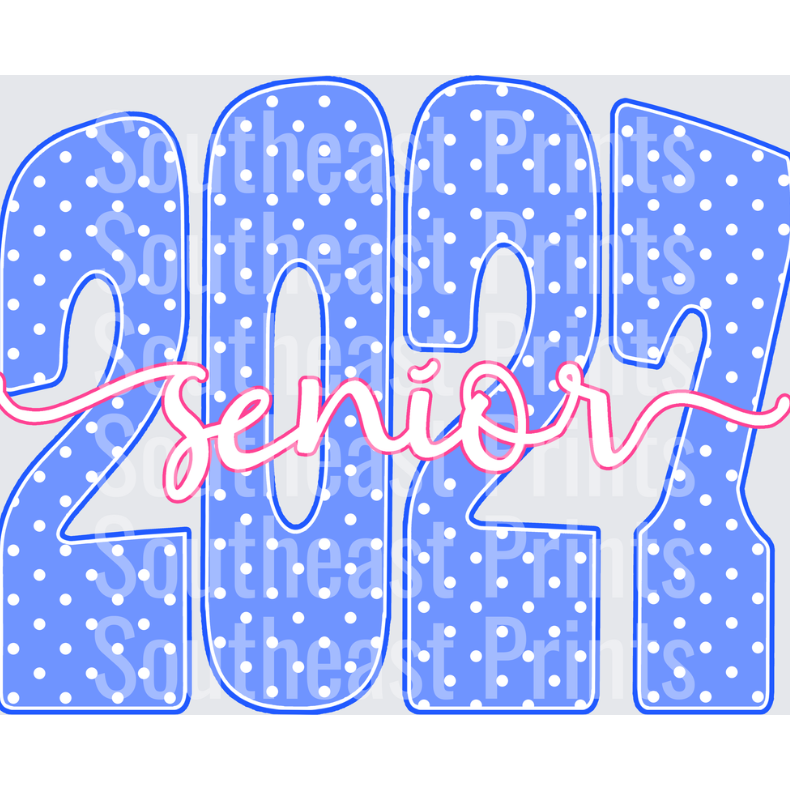 Senior 2027 Polka Dot