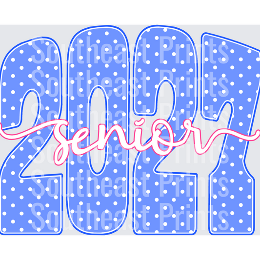 Senior 2027 Polka Dot