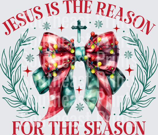 Jesus Christmas Bow