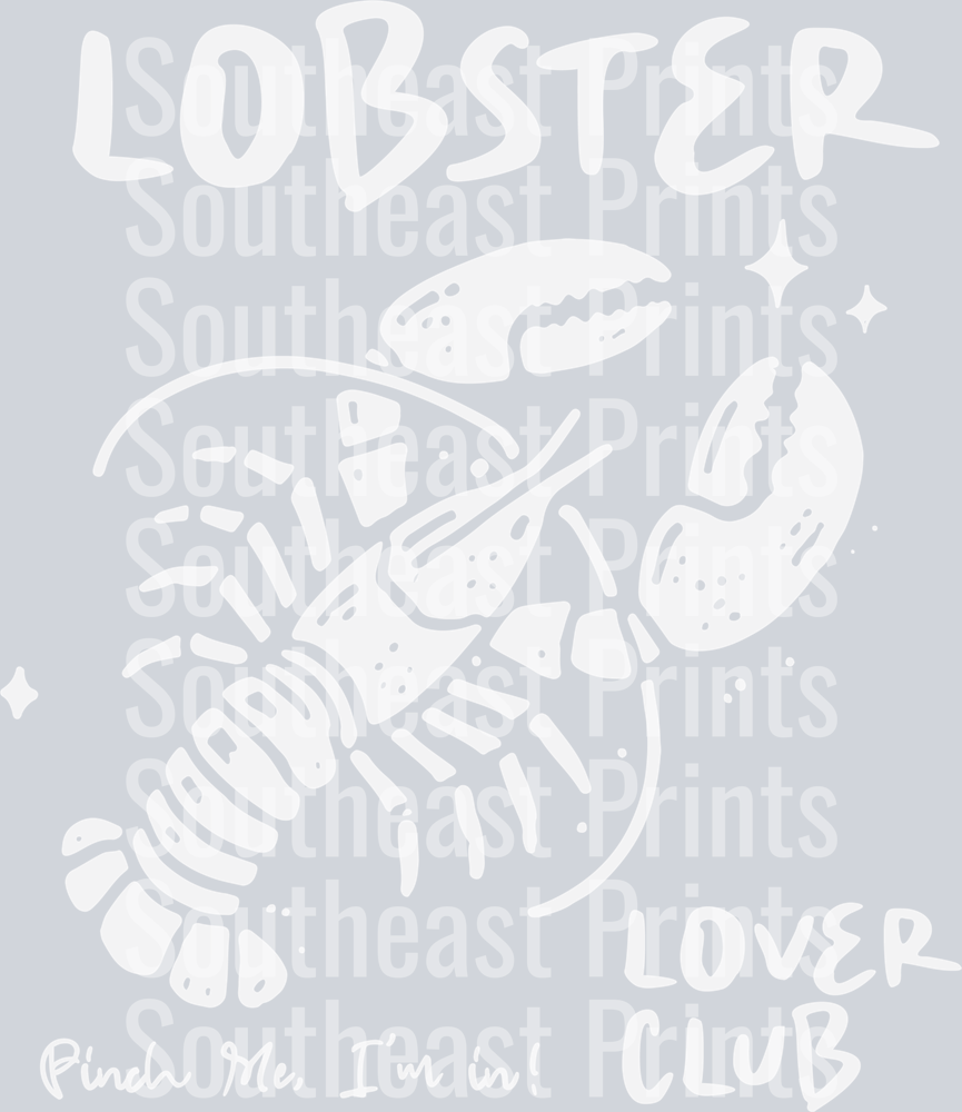Lobster Lover Club White