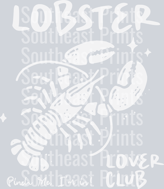 Lobster Lover Club White