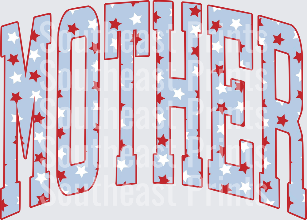 Mother Patriotic Stars