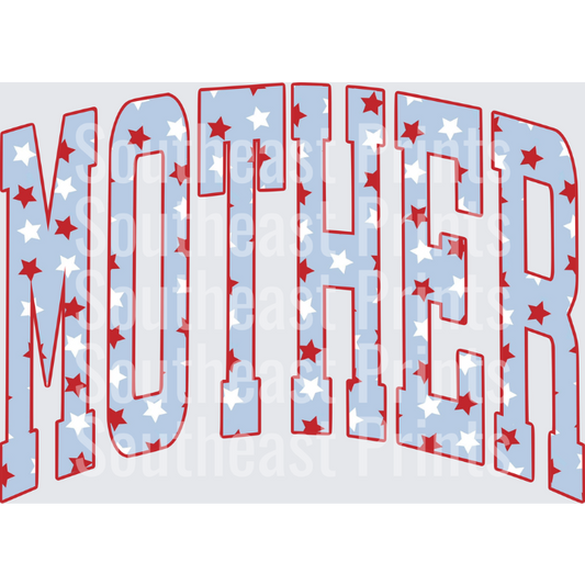 Mother Patriotic Stars