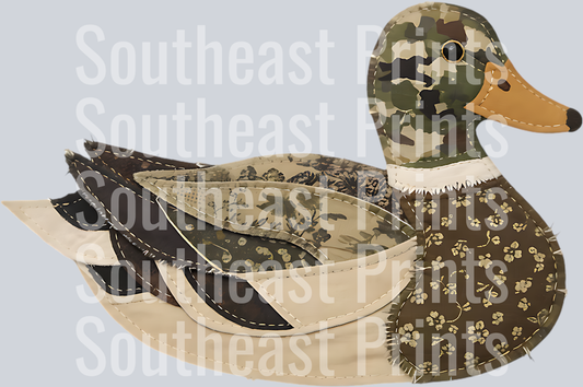 Quilted Camo Mallard Duck
