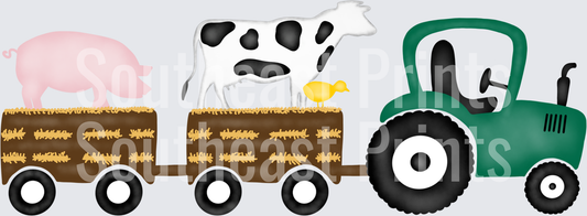 Green Tractor Farm Animals