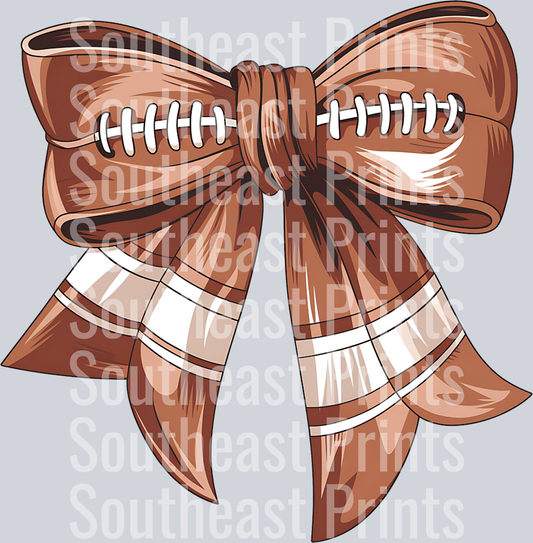 Coquette Football Bow