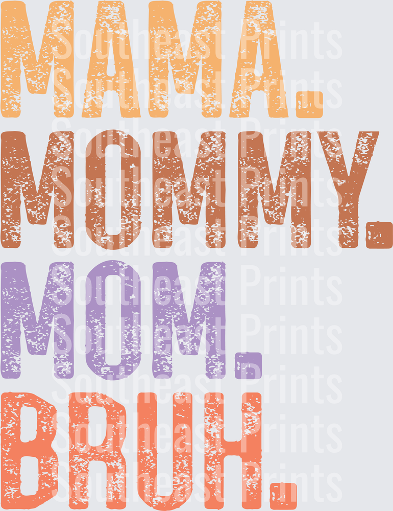 Distressed MAMA Text