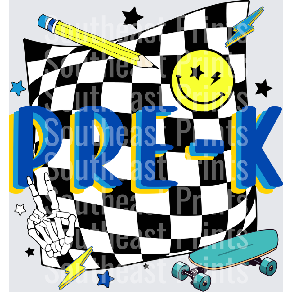 Pre-K Checkered Vibes