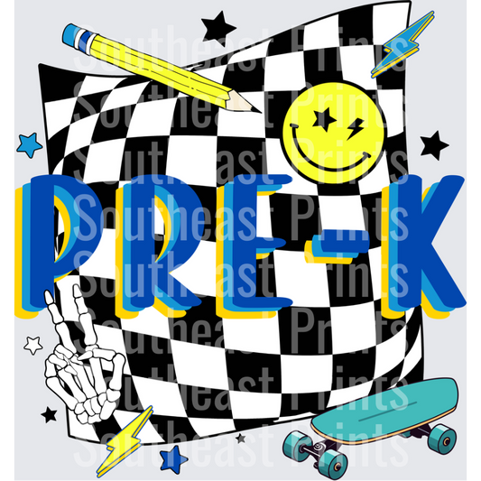 Pre-K Checkered Vibes