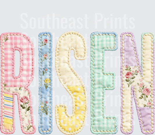 Risen Easter Patchwork Quilt Style