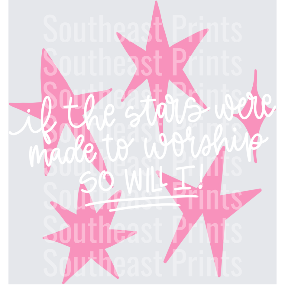 Pink Star Pattern