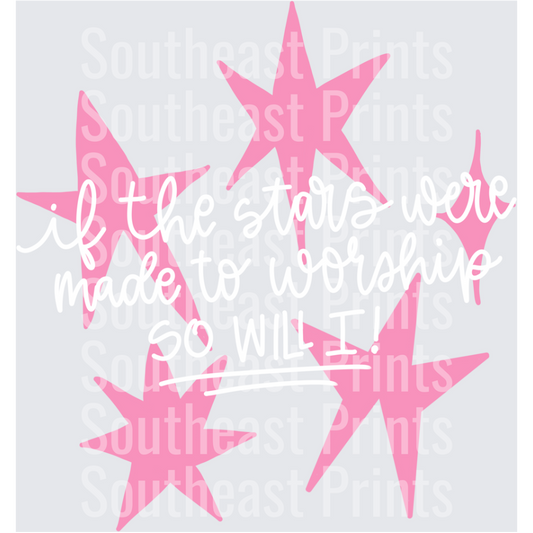 Pink Star Pattern