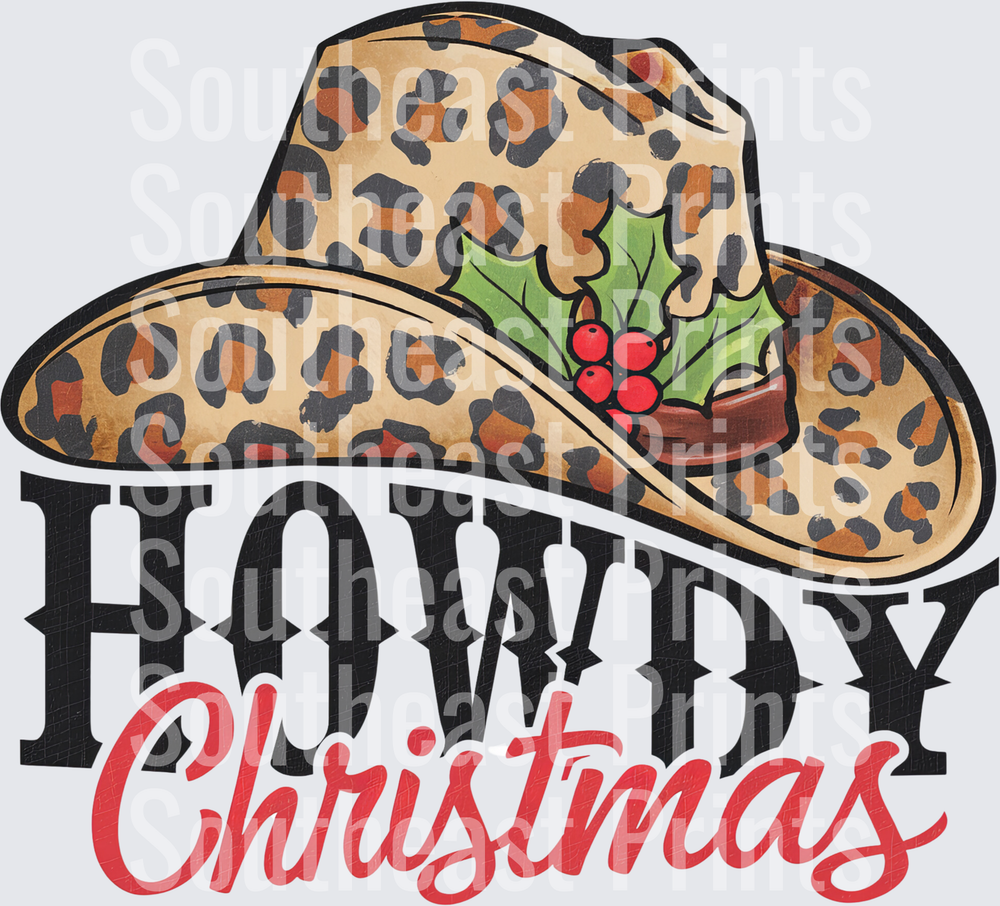 Howdy Christmas Leopard