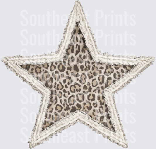 Leopard Print Star