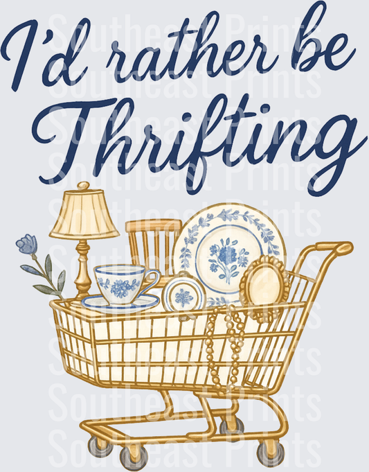 I'd Rather Be Thrifting Shopping