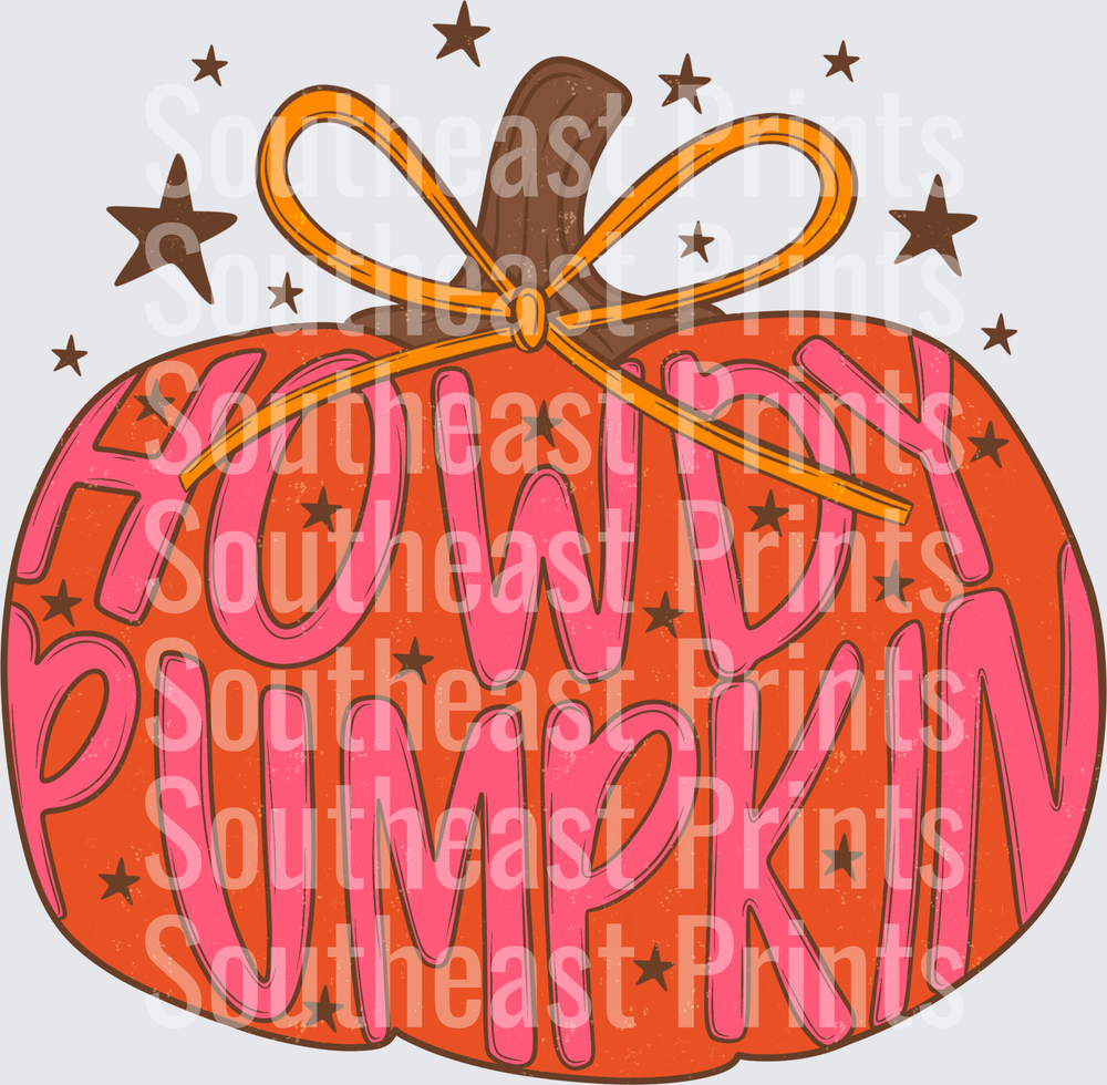 Howdy Pumpkin Design