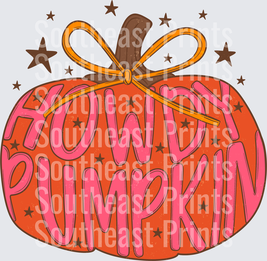 Howdy Pumpkin Design