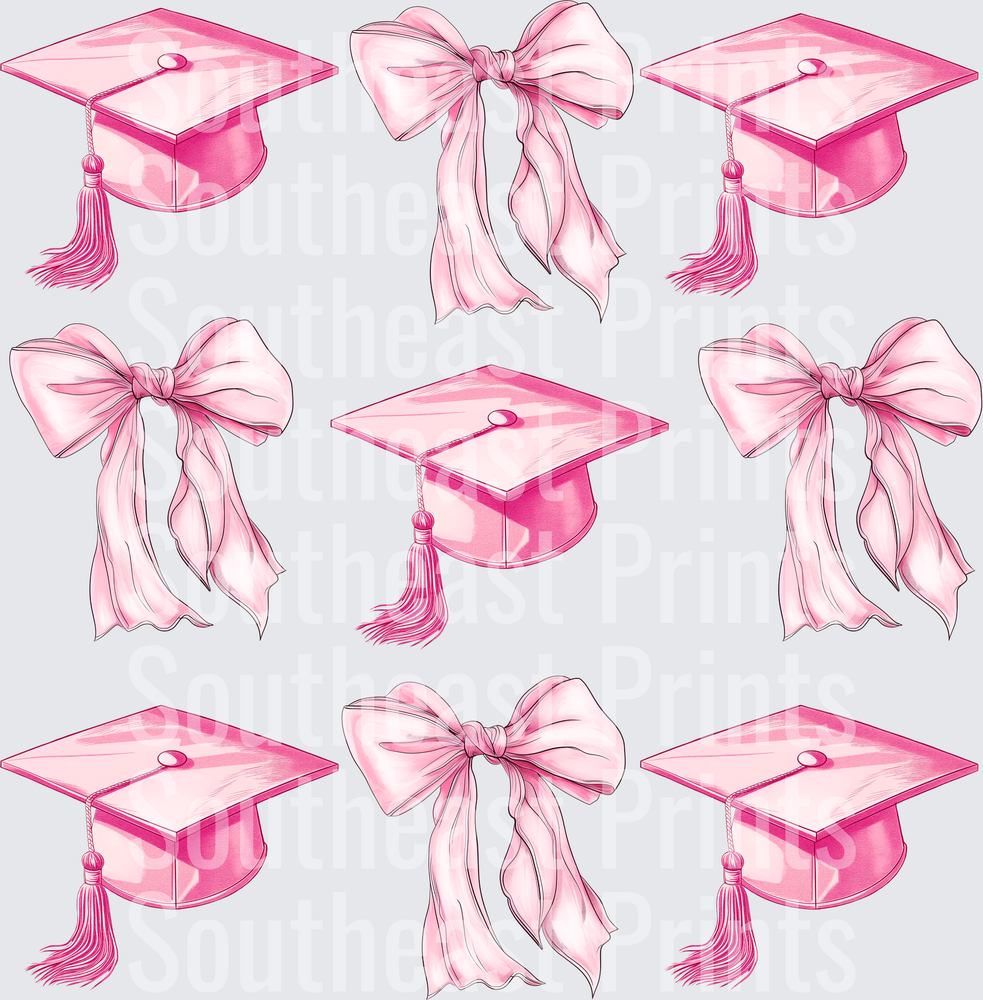 Pink Watercolor Graduation