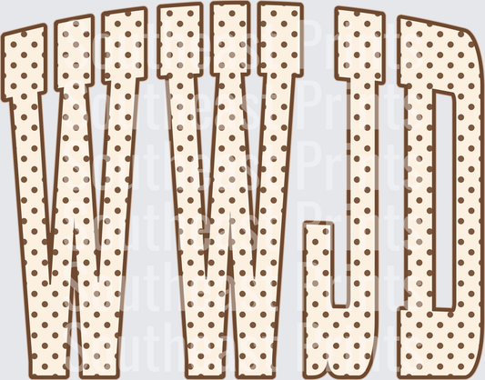 wwjd-arch-creambrownpolkadot